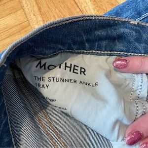 MOTHER “the stunner” ankle gray size 27